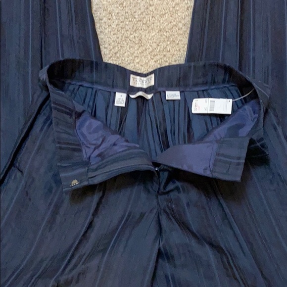Talbots Collection Formal Pant 14 NWT BlueBlack - Picture 3 of 7